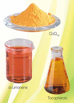 CoQsol-CF Ingredients - CoQ10, d-Limonene, Tocopherols